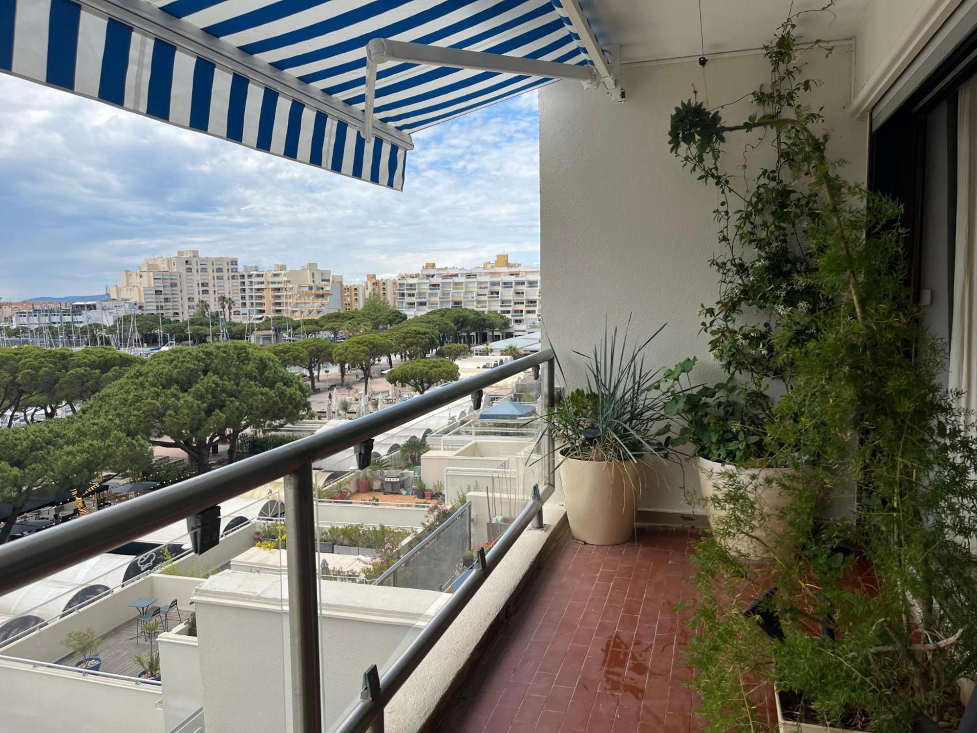 T3 Vue Port 200M De La Plage 2 Chambres Avec Garage Carnon-Plage Exterior foto